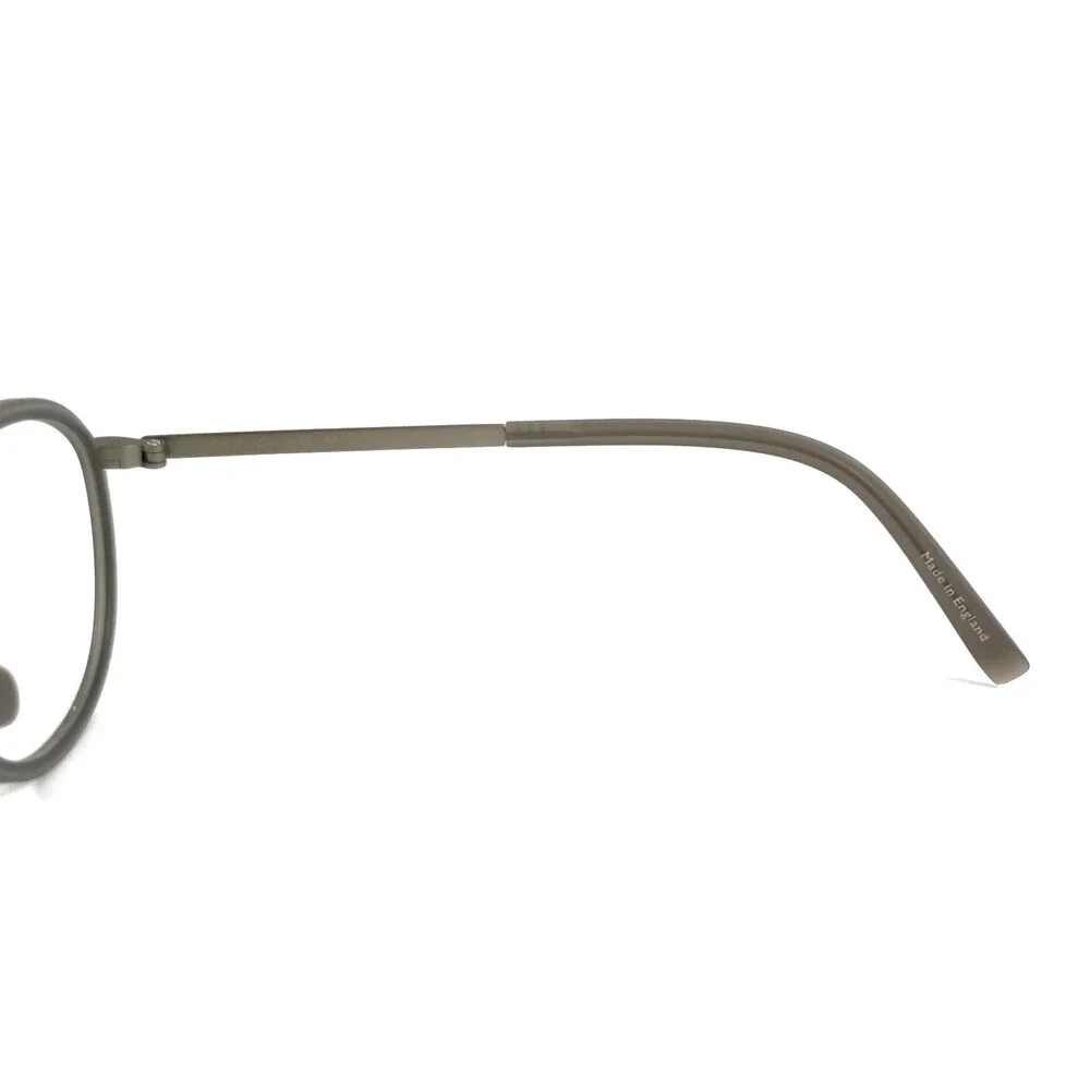 Tom Davies Eyeglasses Frames TD741 Col. 2208 Matte Gray Round Full Rim 47-19-140